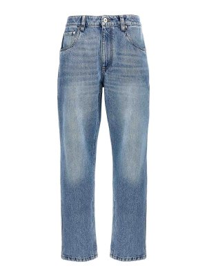 BRUNELLO CUCINELLI: bootcut jeans - Denim Jeans