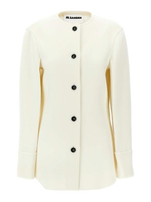 JIL SANDER: Vestes casuals - Veste Casual - Blanc