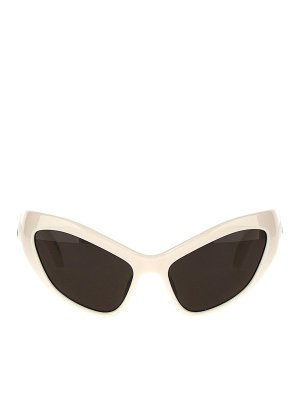 BALENCIAGA: Sonnenbrillen - Sonnenbrille - Weiß