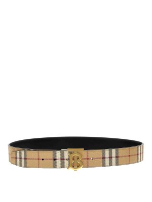 BURBERRY: belts - Reversible Belt