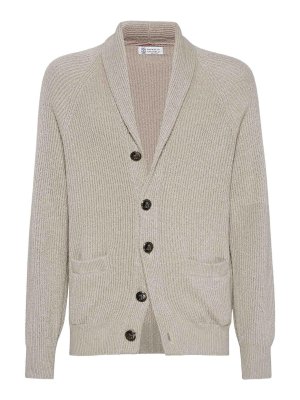 BRUNELLO CUCINELLI: cardigans - Cardigan Sciallato