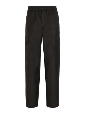 DOLCE & GABBANA: Pantalones de sastrerìa - Pantalones De Sastrería - Negro
