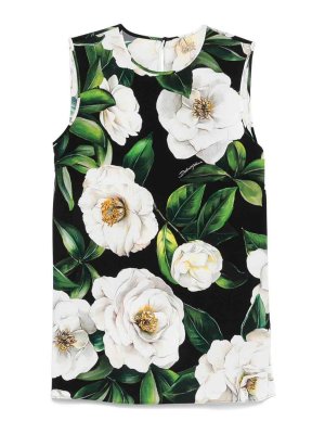 DOLCE & GABBANA: Tops & Tank tops - Gardenia Print Top