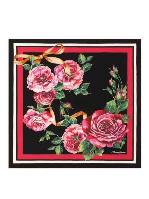 DOLCE & GABBANA: Estolas y chales - Estola - Negro