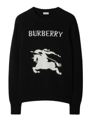BURBERRY: Sweatshirts & Sweaters - Black sweatshirt