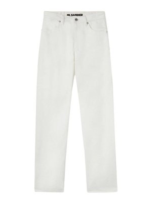 JIL SANDER: Bootcut - Bootcut Jeans - Blau