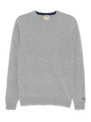 WOOLRICH: U-Boot-Ausschnitt - U-Boot-Pullover - Grau