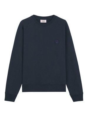 MAISON KITSUNÉ: Sudaderas y suéteres - Sudadera - Azul