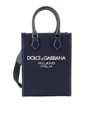 DOLCE & GABBANA: Sacs à main - Sac Cabas - Bleu