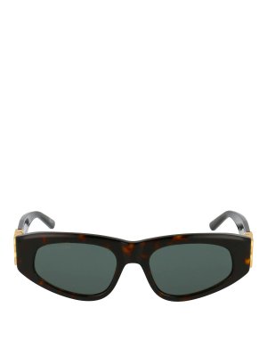 BALENCIAGA: Sonnenbrillen - Sonnenbrille - Braun