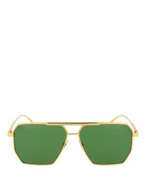 BOTTEGA VENETA: サングラス - サングラス - 金