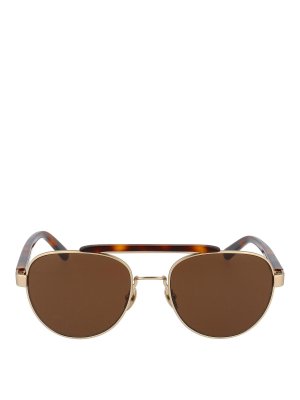 CALVIN KLEIN: サングラス - サングラス - ブラウン