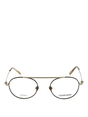 CALVIN KLEIN: Lunettes - Lunettes - Blanc