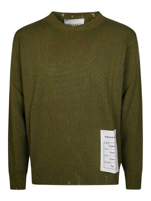 AMARANTO: Suéteres con cuello pico - Suéter Cuello Redondo