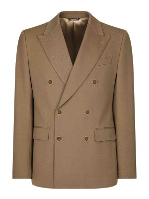DOLCE & GABBANA: Blazer - Blazer - Camel