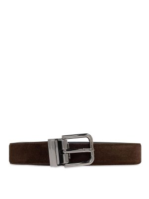 DOLCE & GABBANA: belts - Dolce&Ampgabbana Leather Belt With Buckle