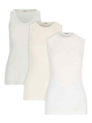 JIL SANDER: Tops & Tank tops - Set 3 Tank Top