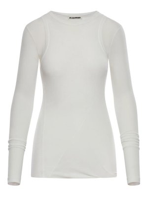 JIL SANDER: t-shirts - Multilayer Cotton T-Shirt