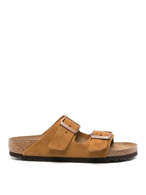 サンダル・ミュール marsell SS24 SPANCIATA SANDALS (MW8225.091 460 BROWN) Men's Brown Suede Sandals Spanciata - Marsèll