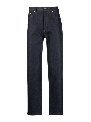 A.P.C.: bootcut jeans - Martin Mid-Rise Straight-Leg Jeans