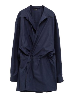 BALENCIAGA: short dresses - Shirt Mini Dress