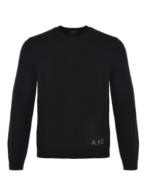 A.P.C.: maglia collo rotondo - Maglione Realizzato In Lana Vergine