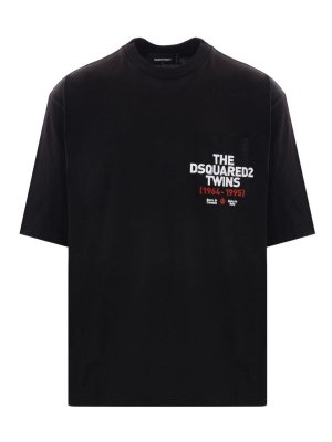 DSQUARED2: t-shirts - T-Shirt Black