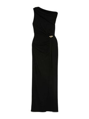ELISABETTA FRANCHI: knee length dresses - Black Women's Dress