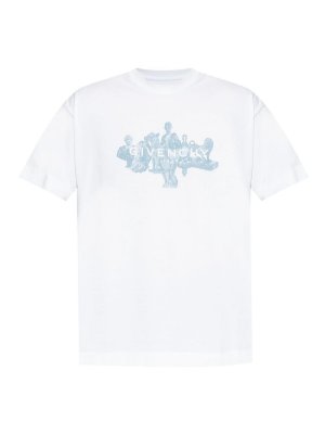 Tシャツ・カットソー GIVENCHY FW24 Givenchy Shirts White (BM60PQ1 5JT100) Givenchy White Shirt - Men's FW24 - 100% Cotton – LOZURI®