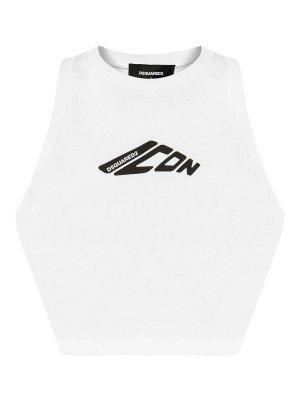 DSQUARED2: Tops & Tank tops - D2 Logo-Print Top