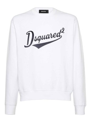 DSQUARED2: Sweatshirts & Sweaters - D2 Cotton Sweatshirt