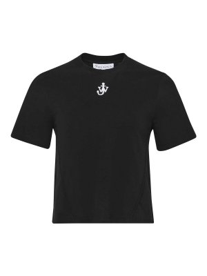新品サカイ nylon Twill Mix Cotton T-Shirt Sacai Nylon Twill Mix Cotton Jersey T-Shirt - Black | 2507690001