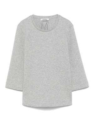 Tシャツ・カットソー BRUNELLO CUCINELLI Micro sequin t-shirt (MPT81SO800 C8127) Brunello Cucinelli Micro Sequin T-Shirt - Grey | MPT81SO800C8127