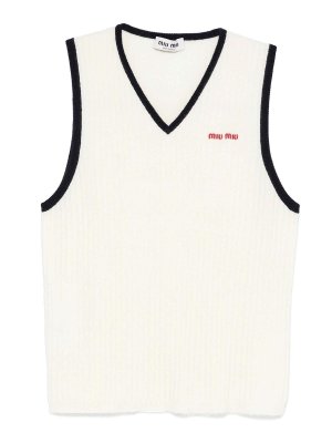 MIU MIU: waistcoats & gilets - Cashmere Gilet