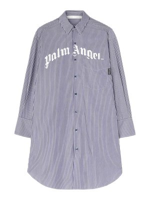 Palm Angels: maxi dresses - Striped Midi Dress