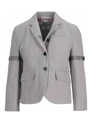 THOM BROWNE: knee length coats - Fit 3 - High Armhole Sportcoat