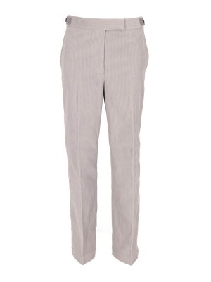 THOM BROWNE: casual trousers - Chino Side Tab Trousers In Corduroy
