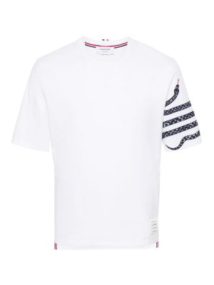THOM BROWNE: Tシャツ - Tシャツ - 白