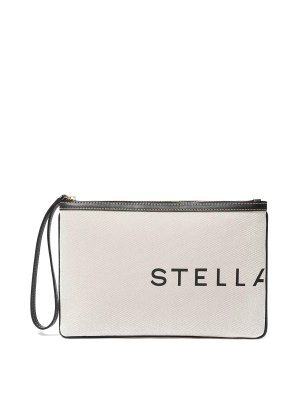 STELLA McCARTNEY: clutches - Smc Canvas Pouch