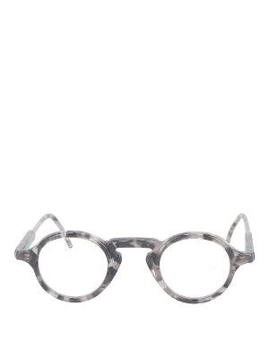 THOM BROWNE: Glasses - Tortoiseshell Round-Frame Glasses