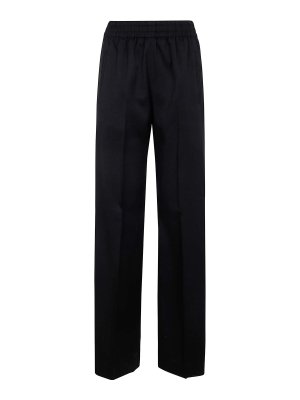 Maison Kitsuné Jogger Black Cotton Pants | MW01109KM0001P199