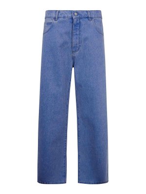 Marni: straight leg jeans - Wide Denim