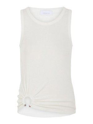 RABANNE: Camisetas - Camiseta - Blanco