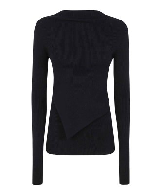 Tシャツ・カットソー PAROSH Women Tops D313080PANTY25013 Black P.A.R.O.S.H. Black Thank Top - Black - Women | D313080PANTY25013