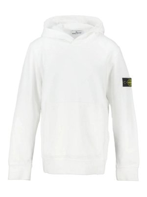 Stone Island Junior: スウェット＆セーター - スウェットシャツ/セーター - 白