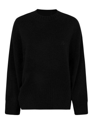 The Attico: crew necks - Wide Ribbed Cachemire Knit Sweater