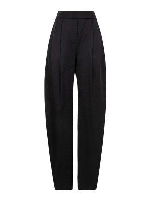 パンツ THE ATTICO GABARDINE LONG PANT (250WCP00250 WWW046AA 215) The Attico Gabardine Long Pant - Black | 250WCP00250WWW046AA100