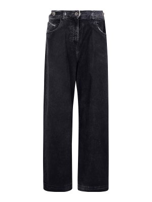 The Attico: pantaloni casual - Pantaloni lunghi in tela spalmata opaca