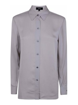 Theory: Blouses - Blouse - Gris