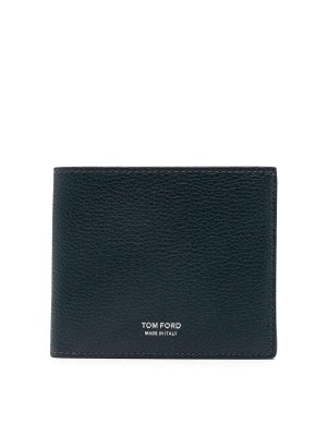 Tom Ford Blue Leather Wallet - Blue - Men | Y0228LCL420G1L022